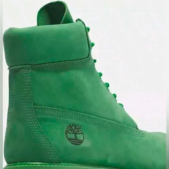 NEW with box MEN’S AWESOME GREEN TIMBERLAND 50th ANNIVERSARY BOOTS SIZE 10.5 - Picture 11 of 11